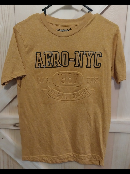 Aeropostale Other - AERO-NYC Men's Short Sleeve T-Shirt in Mustard